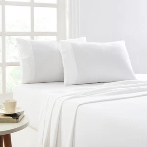Flannelette Sheets Egyptian Cotton Snowy - Picture 1 of 2