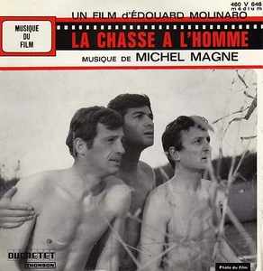 MICHEL MAGNE LA CHASSE A L'HOMME FRENCH ORIG OST EP 45 PS 7" - Imagen 1 de 1