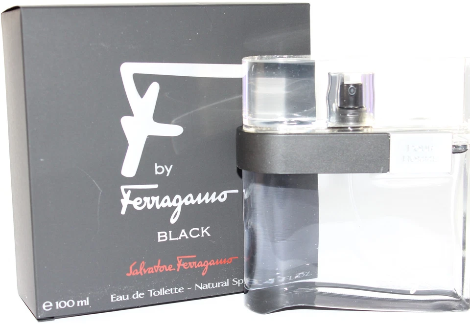 F POR FERRAGAMO NEGRO 3.4/3.3.OZ EDT SPRAY HOMBRES NUEVO EN CAJA POR SALVATORE FERRAGAMO Foto 1 de 1