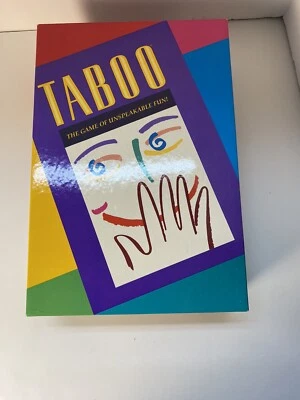 Original Vintage 1989 Taboo Game~No Buzzer~For Replacements~Used - Image 1 of 4