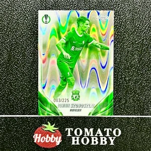 TOPPS CROMO UEFA 2023-24 DOMINIK SZOBOSZLAI/225 REFRACTOR DE RAYOS DE VISIÓN NOCTURNA - Imagen 1 de 2