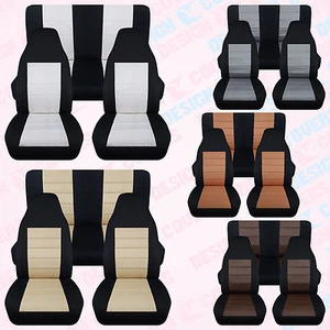 Se adapta a las fundas de asiento de coche delanteras y traseras TOYOTA 4 RUNER en material de mezcla de algodón - Imagen 1 de 28