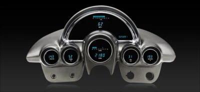 Kit de calibre Dakota Digital 70-76 Chevelle/Malibu/El Camino con pantalla verde azulado/azul Foto 1 de 4