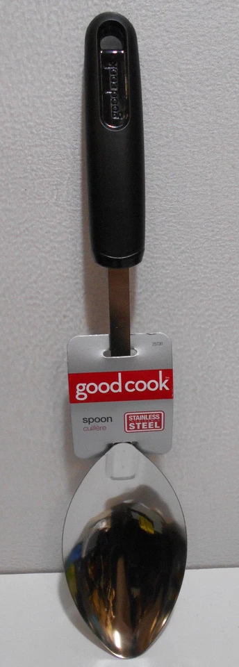 Lot of 6 New Good Cook Classic 12-Inch Chrome Basting Spoons 25730 - Image 1 of 1