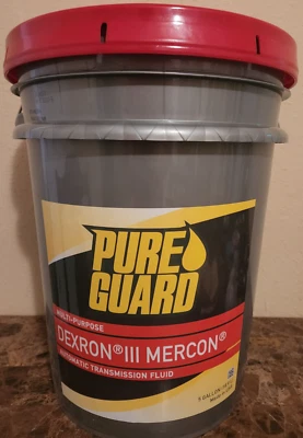 Multi Purpose ATF Transmission Fluid DEXRON III (H)  (5 Gallon Pail) PUREGUARD - Image 1 of 2