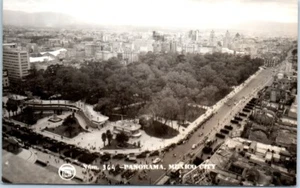 MEXICO CITY, Mexico Panorama birds eye view RPPC - Postcard - Picture 1 of 2