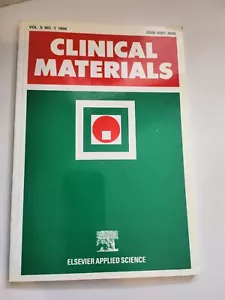 Clinical Materials Elsevier Applied Science Vol 5 No 1 1990 Christina Doyle - Picture 1 of 6