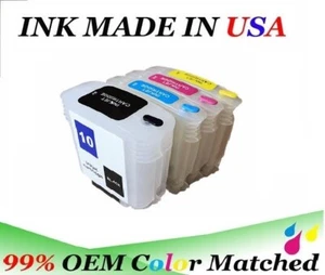 Empty Refillable ink cartridge 10 11 for HP Designjet 1100d 1200 2230 2250 2600 - Picture 1 of 3