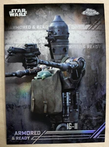 2022 Topps Chrome Star Wars: Mandalorian - ARMED & READY Insert - IG-11 #AR-8 - Picture 1 of 2