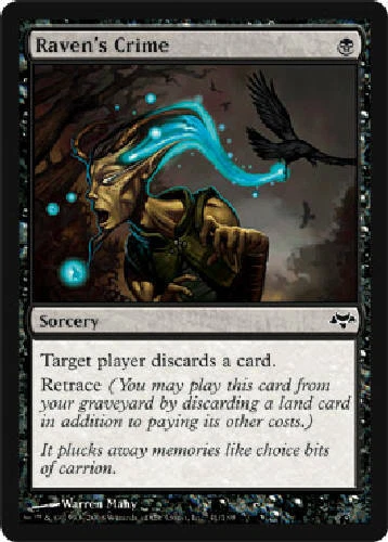 RAVEN'S CRIME X4 4 4X Eventide MTG Magic the Gathering Cards DJMagic - Image 1 of 1