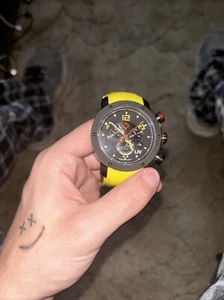 Asking 700 Worn A Few Times Liv Watch Yellow Black Orange Can Go Underwater200m - Picture 1 of 5