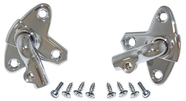 1961-1962 BUICK ELECTRA INVICTA LE SABRE SUN VISOR BRACKETS # 59C-47381/2* - Image 1 of 1