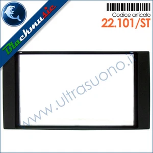 Mascherina autoradio 2ISO-2DIN Ford Focus 2 (2004-2007) Nero - Foto 1 di 2