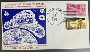 US Conquistadors of Space Project Mercury 2/20/1963 Kill Devil Hills NC - Picture 1 of 1