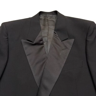 Lubiam Wool Tuxedo Blazer Men’s Size 40L Dinner Jacket Double Breasted Italy - Image 1 of 4