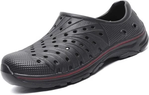 Mens Garden Clogs Shoes Outdoor Breathable Slip on Soft Rubber Sandals EVA US 12 - Picture 1 of 7