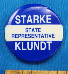 "Botón de Pin De Colección 1,75" Fuerte Representante del Estado Klundt ¡ENVÍO GRATUITO! - Imagen 1 de 2