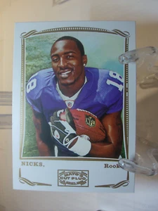 2009 Topps Mayo Football  #296 - Hakeem Nicks RC - New York Giants   (97207) - Picture 1 of 2