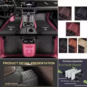 For Smart Fortwo-Forfour Car Floor Mats Front  Row Custom Carpets Waterproof Rug - Imagen 1 de 27