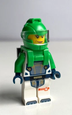 Astronaut - Female White & Bright green Spacesuit Lego minifigure cty1753 60434 - Image 1 of 3