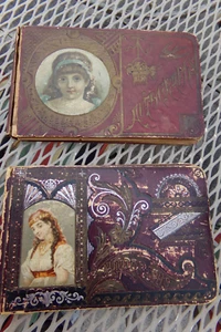 2 1890s Autograph Books  ~Springdale  Westport Indiana - Bild 1 von 4