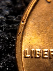 1975 P Lincoln Cent Misaligned Die Rim Break - Picture 1 of 5