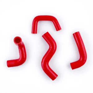 RED SILICONE HOSE KIT FIT FOR 1992-2003 Nissan March Micra K11 CG13DE 1.3L 4-AT - Picture 1 of 9