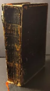 Antigua Iglesia Santa Biblia Nuevo Antiguo Testamento Cum Privilegio Libro Antiguo Raro - Imagen 1 de 10