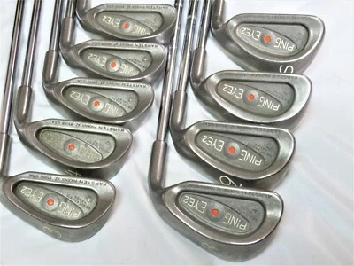 PING EYE2 Orange 3-SW 9PC R-FLEX Golf Clubs Irons Set JP Model - Image 1 of 4