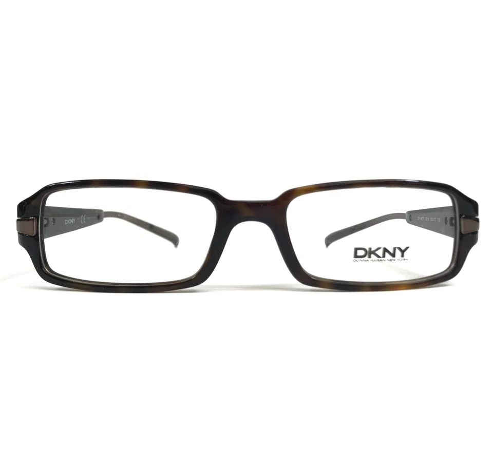 Marcos de gafas DKNY DY4577 3016 marrón tortuga rectángulo borde completo 50-17-135 Foto 1 de 4