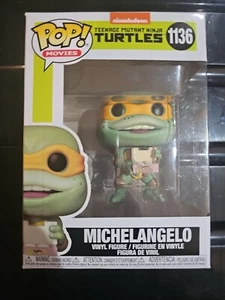 TMNT 2 Michelangelo #1136 - New Funko POP! vinyl Figure - Free Fast Postage - Picture 1 of 4