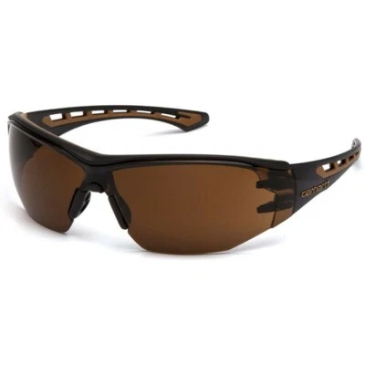 Gafas de seguridad Carhartt Easley arenisca bronce lente antiniebla Foto 1 de 4