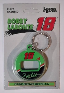 1998 Vintage Legends of Racing Bobby Labonte 18 Bottle Opener Keychain Nascar - Picture 1 of 2