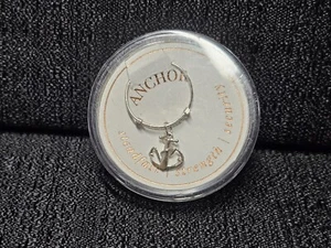Alex and Ani 0,925 Sterlingsilber Anker Charm Ring NEU - Bild 1 von 4