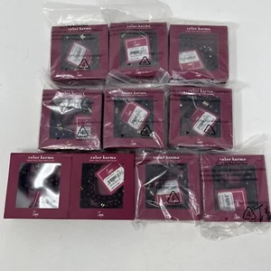Lote de 10 Cajas Pulseras Karma Color Lentejuelas Bayas Rosa Tono Oro Piedra Preciosa - Imagen 1 de 16