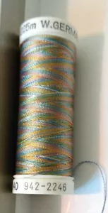 SULKY 40 WEIGHT RAYON 942-2246 Variegated EMBROIDERY THREAD 250 Yards - Picture 1 of 8