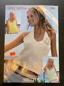 Sirdar Double Knitting Pattern Halter Neck Top Vest 26" to 38" 5009 - Picture 1 of 2