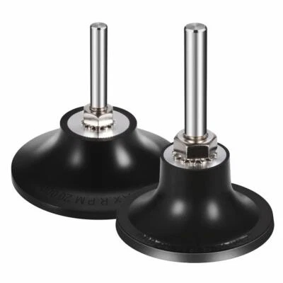 2PCS 2" & 3" Roll Lock Sanding Disc Pad Holder for Die Grinder Drill 1/4" Shank - Image 1 of 4