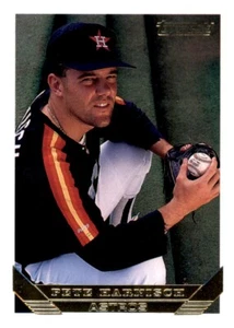 1993 Topps Gold Pete Harnisch Foil MLB Insert PWE Astros #195 - Picture 1 of 2
