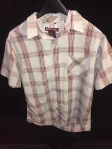 Hawk Medium Mens Casual Shirt Bin#16 - Picture 1 of 6
