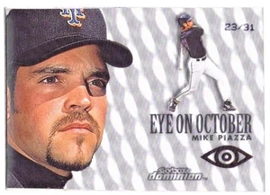 MIKE PIAZZA 2000 Skybox Dominion WARP TEK PLUS EYE ON OCTOBER JAMBALAYA /31 💎 - Picture 1 of 2