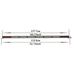 50 Inch 240W LED Work Light Bar Amber White Combo Offroad Driving Car Truck Lamp - Picture 1 of 12