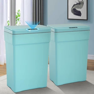 13 Gallon Touch Free Automatic Trash Can, 50L High-Capacity Electronic Motion Se - Picture 1 of 8