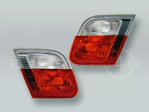 DEPO Inner Tail Lights On Trunk Lamps PAIR fits 1999-2003 BMW 3-Series E46 2DR - Picture 1 of 2