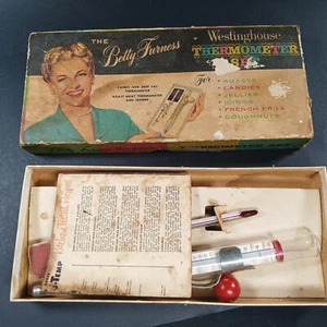 Termometro Westinghouse anni 50 in scatola, Tru Temp, MCM pubblicità cucina vintage - Foto 1 di 10