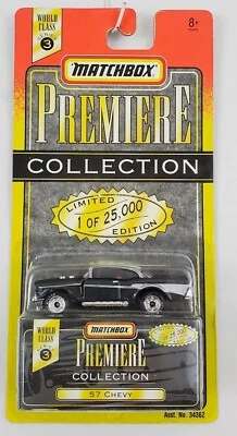 Matchbox Premiere Collection 1957 Chevy Bel Air Black NIP  - Image 1 of 4
