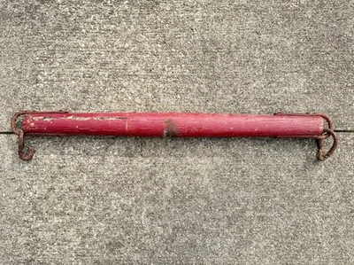 Antique Wood Singletree Yoke Oxen Horse Harness Rustic Farm Decor Primitive 31” - Image 1 of 4