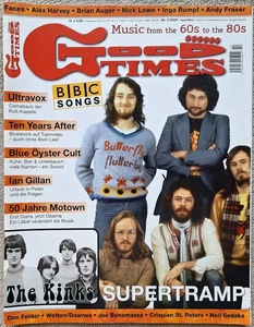 Good Times Magazin Nr. 2 April/Mai 2009 Ausgabe 99 Musik Zeitschrift Supertramp - Bild 1 von 24