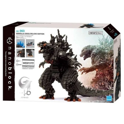 (New) Nanoblock Godzilla (2023) Deluxe Edition Block Toy Figure Gift from Japan - Image 1 of 4