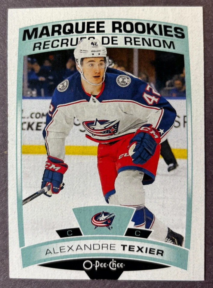 2019-20 O-Pee-Chee Marquee Rookies #508 Alexandre Texier Columbus Blue Jackets - Image 1 of 1